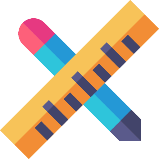 Design tools measurement ui education icon Design tools measurement ui education icon