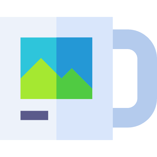 Mug ads printed products mug icon Mug ads printed products mug icon