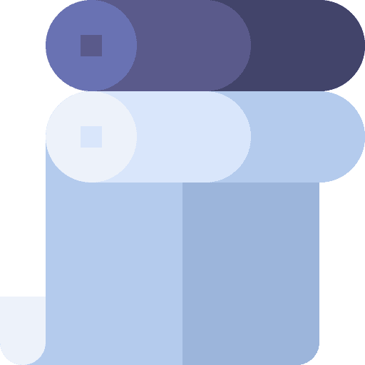 Paper roll print printer industry icon