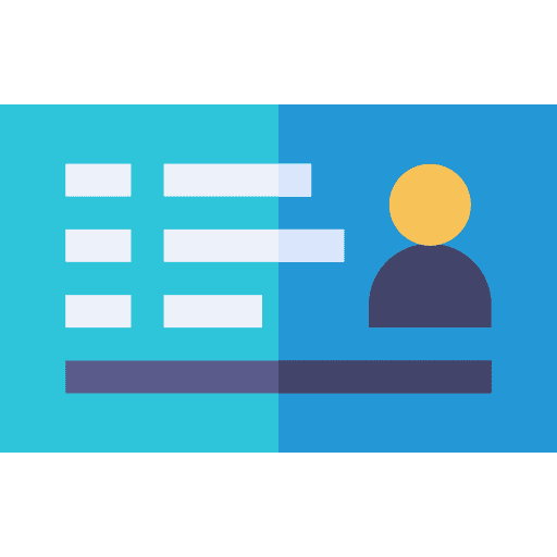 Id card identity employee id card icon Id card identity employee id card icon