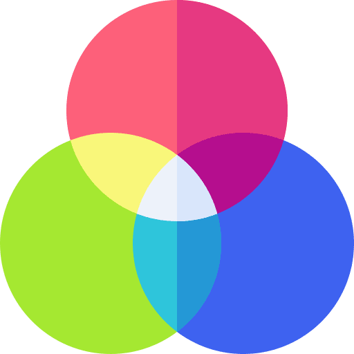 Rgb rgb edit tools venn diagram icon Rgb rgb edit tools venn diagram icon
