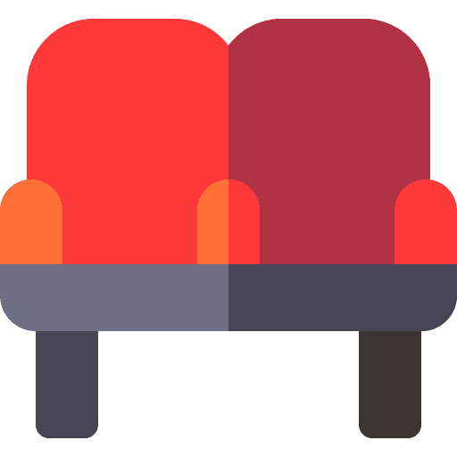 Couch cinema rest relax icon Couch cinema rest relax icon