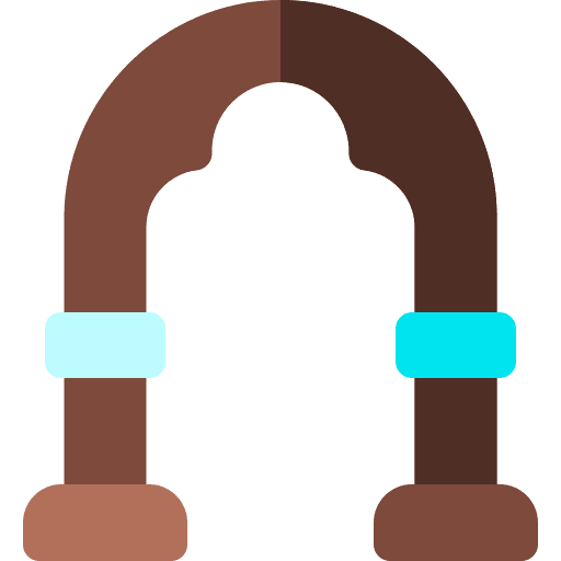Gate monument architecture and city gate icon