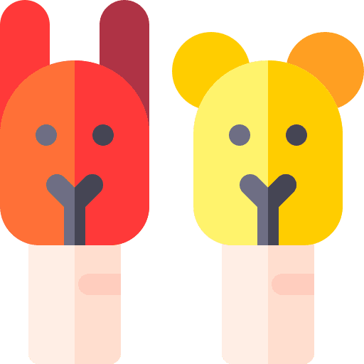 Puppet marionette variant puppeteer animals icon