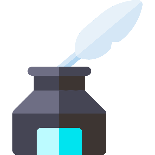 Quill ink quill write icon