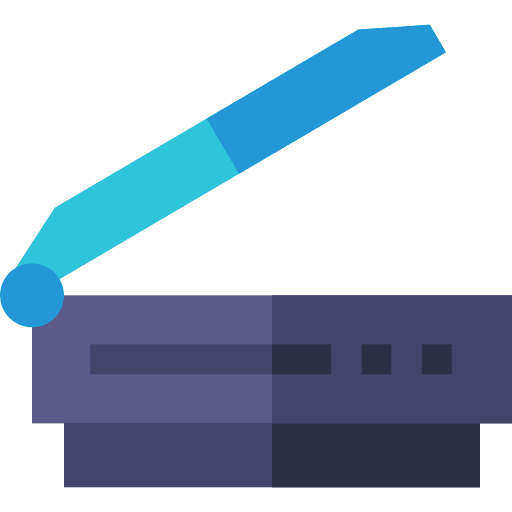 Scanner device peripheral office icon Scanner device peripheral office icon