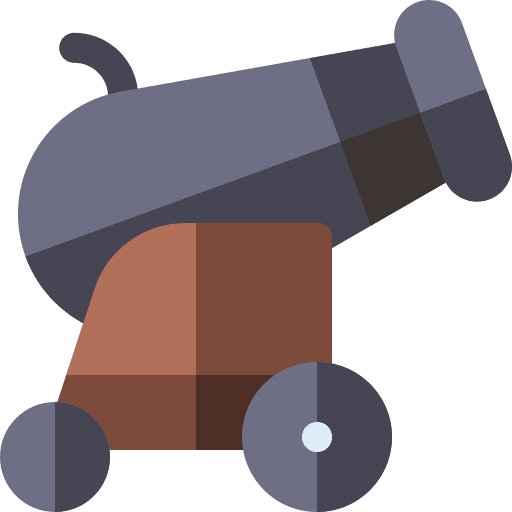 Cannon war cannon explosion icon Cannon war cannon explosion icon
