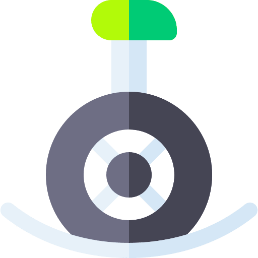 Unicycle transport entertainment fairground icon Unicycle transport entertainment fairground icon