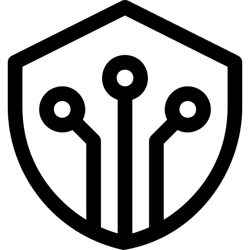Digital security digital security safety protection icon