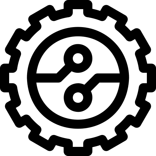 Digitalization configuration digitalization gear icon Digitalization configuration digitalization gear icon