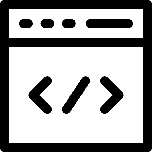 Code seo and web ui web page icon Code seo and web ui web page icon