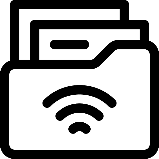 Data files and folders data file storage icon Data files and folders data file storage icon