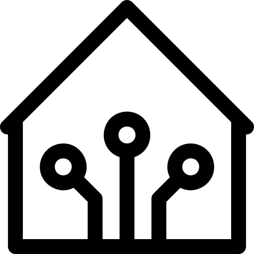 Smarthome digitalization technology internet of things icon Smarthome digitalization technology internet of things icon