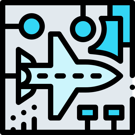 Aircraft plane flight miscellaneous icon