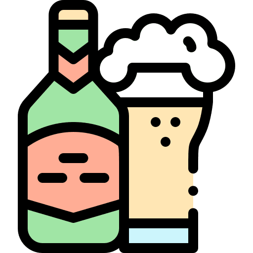 Beer food and restaurant alcohol alcoholic drink icon