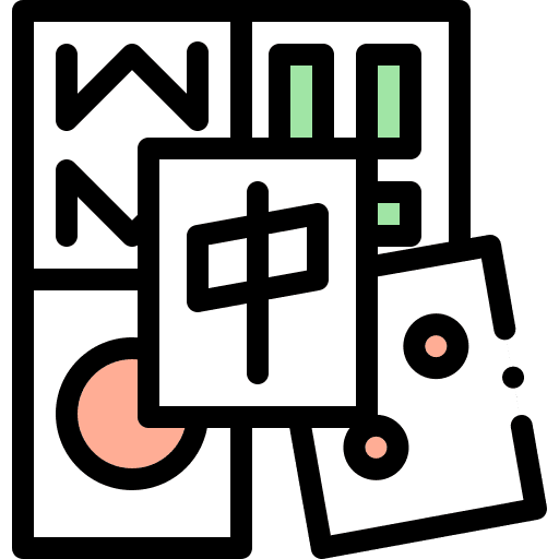 Mahjong mahjong board game hobbies and free time icon