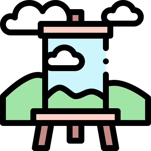 Painting picture painting art icon