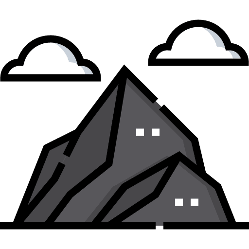 Mount kenya scenery landscape mountain icon