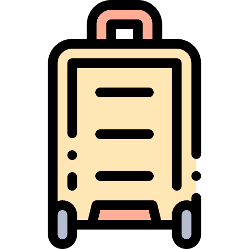 Suitcase trip travel suitcase icon