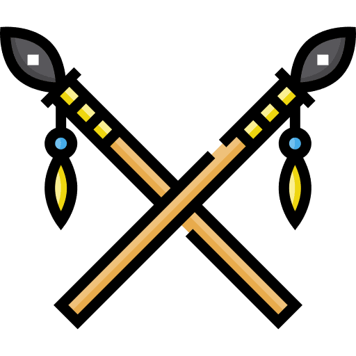 Spears fight spear lance icon Spears fight spear lance icon