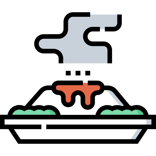 Ugali gastronomy traditional dish icon Ugali gastronomy traditional dish icon