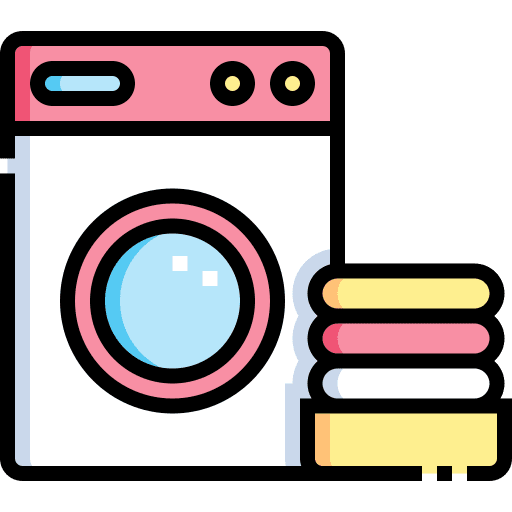 Laundry furniture and household cleaning electrical appliance icon