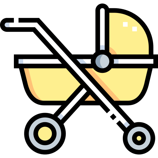 Baby stroller nursery baby stroller pram icon