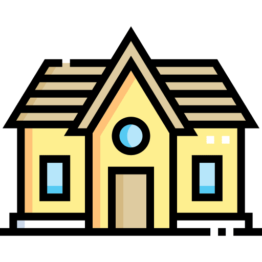House real estate construction house icon