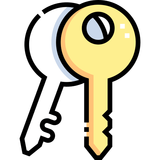 Keys password keys security icon