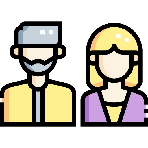 Parents avatar user relationship icon