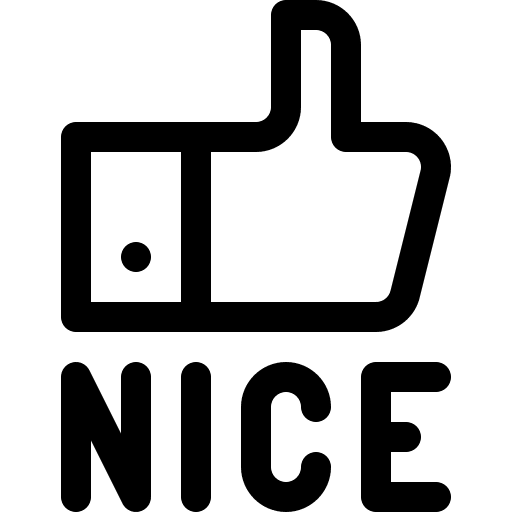 Nice nice communications social media icon Nice nice communications social media icon
