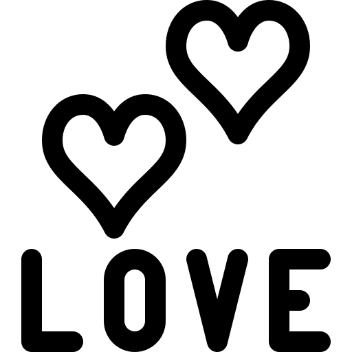 Love message love social media icon Love message love social media icon