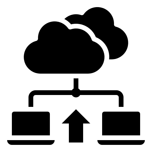 Consumer consumer networking cloud icon Consumer consumer networking cloud icon