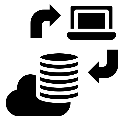 Data transfer cloud computing ui cloud storage icon Data transfer cloud computing ui cloud storage icon