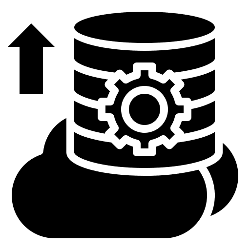 Database jotta cloud database communications icon Database jotta cloud database communications icon