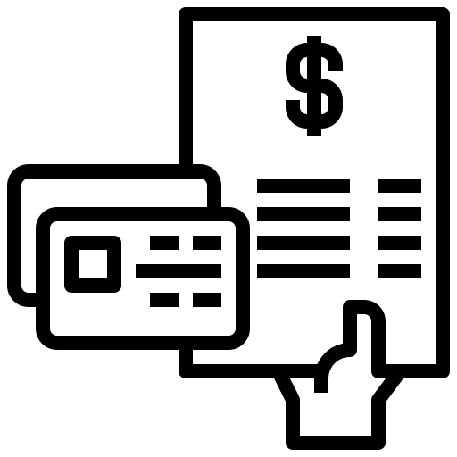 Credit card debit card commerce business and finance icon