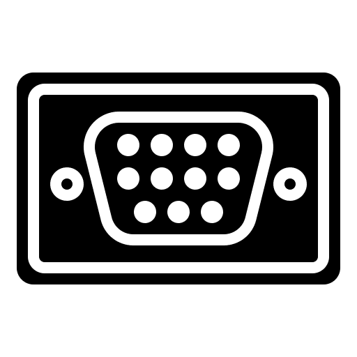 Vga cable port vga wire icon