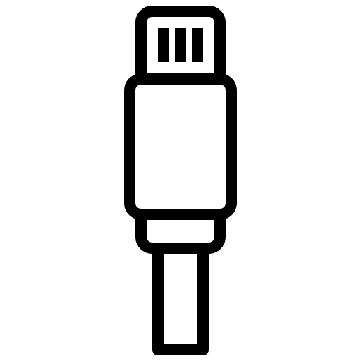 Charging computer usb cable icon