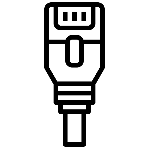 Ethernet network cable networking icon