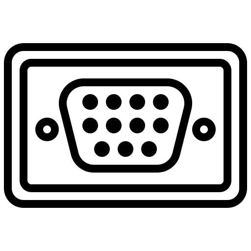Vga cable vga cable wire computer icon