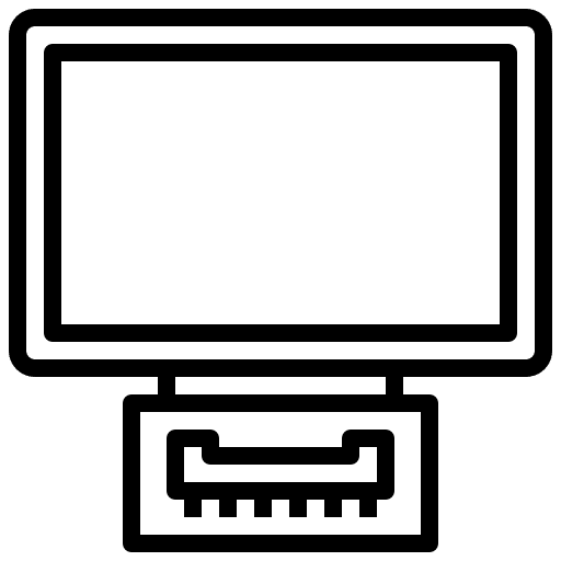 Display technology multimedia display icon Display technology multimedia display icon