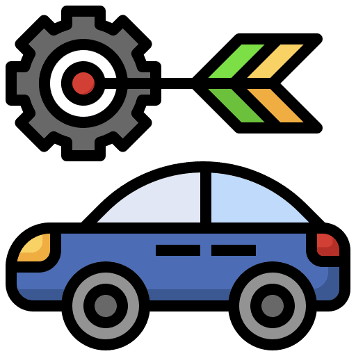 Objective analysis objective analysis transportation virtual icon