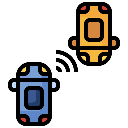 Blind spot monitor alert security transportation icon Blind spot monitor alert security transportation icon