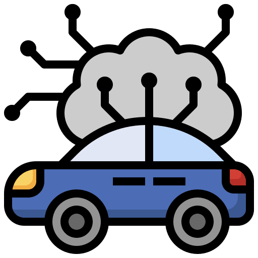 Cloud computing transportation automotive automobile icon Cloud computing transportation automotive automobile icon