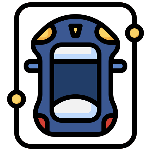 Driverless car transportation drive smart car icon Driverless car transportation drive smart car icon