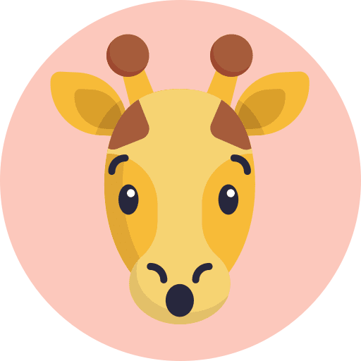 Giraffe giraffes smileys animal icon