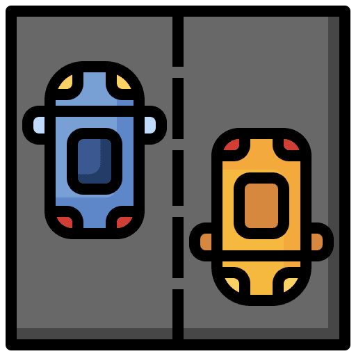 Highway car transportation road icon Highway car transportation road icon