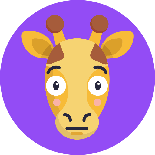 Giraffe giraffe smiley face icon Giraffe giraffe smiley face icon