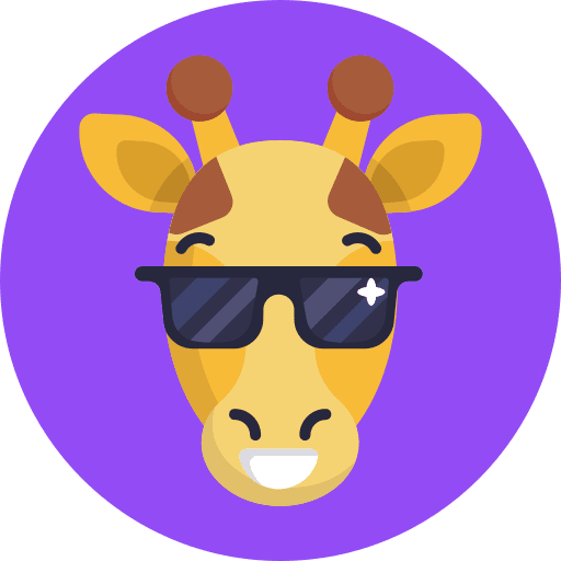 Giraffe smiley emoticon emoji icon