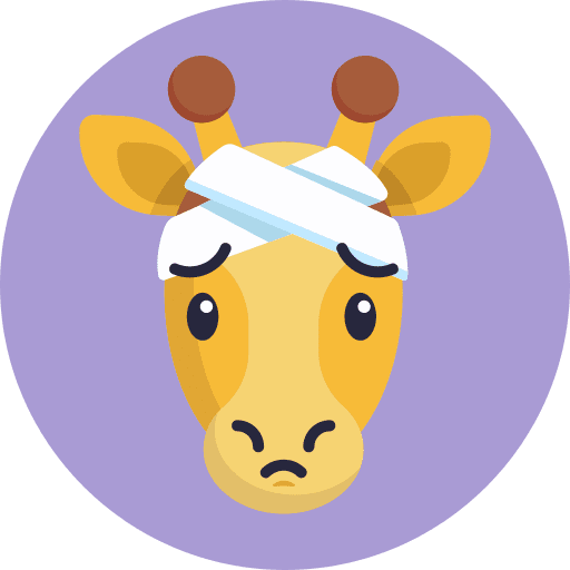 Giraffe smileys emoticon feeling icon Giraffe smileys emoticon feeling icon
